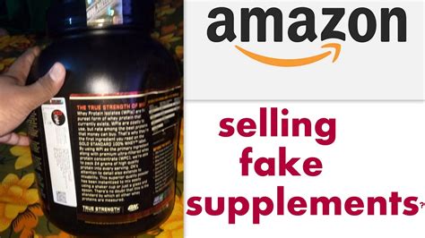 are supplements on amazon fake